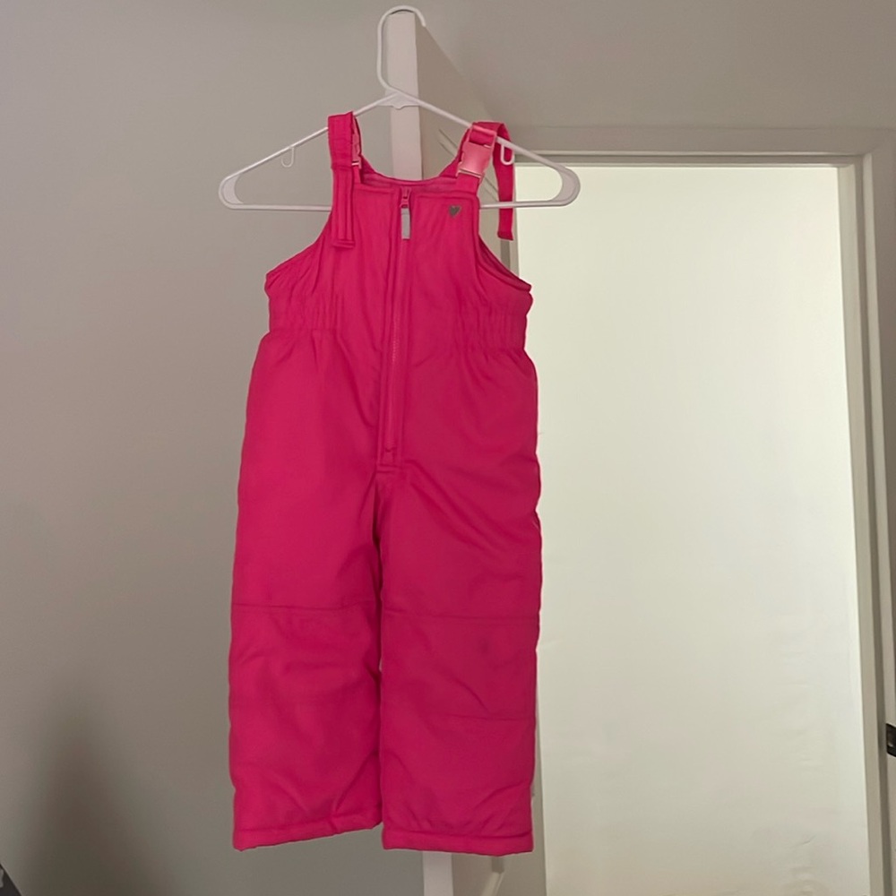 carters 4t pink snow suit